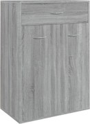 vidaXL szürke sonoma színű szerelt fa cipősszekrény 60 x 35 x 84 cm