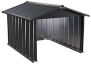 Juskys Robotfűnyíró garázs 98x89x63 cm - antracit