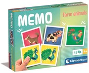 Állatos Farm memóriajáték 48 db-os Clementoni
