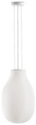 FARO 28300 - Csillár zsinóron ISABELLE 1xE27/15W/230V átm. 31 cm fehér