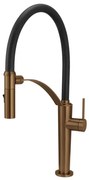 Deante BRC_C72M - Mosogató csap rugalmas karral CORDA csiszolt bronz