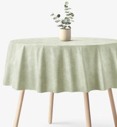 Goldea kör alakú dekoratív terítő malaga - zöld természetes Ø 140 cm