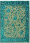 Flat Weave Rug Frencie Turquoise 160x235 cm