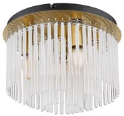Globo 15698DM - Mennyezeti lámpa GORLEY 5xE27/60W/230V átm. 32 cm arany 15698DM