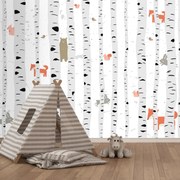 Fotótapéta - Nyírerdő (147x102 cm)