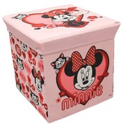 MINNIE EGÉR játéktartó doboz 30x30 cm rózsaszín