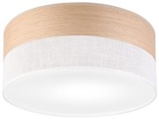 Mennyezeti lámpa SIRJA WOOD 1xE27/15W/230V átm. 35 cm fehér/tölgy