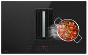 Klarstein AirJet Hybrid Down Air System, Indukciós főzőlap beépített páraelszívóval, 600 m³/h, EEK A+