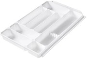 Evőeszköztartó, 8 rekesszel, ORTHEX Gastromax, fehér (KHKE607)