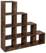 DOVARO barna könyvespolc