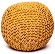 Mustársárga puff - Bonami Essentials