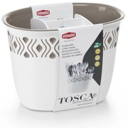 STEFANPLAST Evőeszköz-leeresztő Tosca fehér/világosszürke