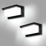LED-es kültéri fali lámpa 2 db 18W IP66