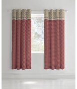 Barna függöny szett 2 db-os 168x183 cm Kashmir – Catherine Lansfield