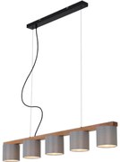 Briloner 4075-054 - Kábelcsillár 5xE14/25W/230V