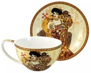 Gustav Klimt porcelán teás csésze Adele Bloch