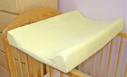 baby nellys bársony lepedő pelenkázó lapra, 60cm x 80cm - krémszínű