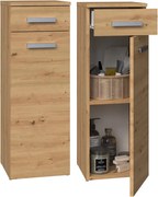 Nel V DS fürdőszoba szekrény, tölgy