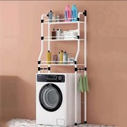 Fürdőszobai 3 szintes tárolópolc mosógéphez vagy WC-hez, 155 x 64 cm