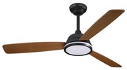 Aigostar B.V. Aigostar-LED Dimmelhető mennyezeti ventilátor LED/20W/230V 2700-6500K 132cm + távirányító barna AI1564