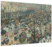 Üveg kép - Camille Pissarro, Boulevard des Italiens, Morning, Sunlight, reprodukciók (70x50 cm)