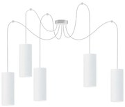 Csillár zsinóron ZIK 5xE27/40W/230V pók fehér