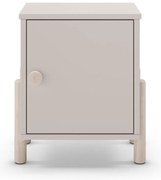 Krémszínű borovi fenyő gyerek éjjeliszekrény Enola – Marckeric