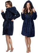 Jordan Navy Black women fürdőköpeny L