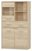 TEYO 2D1W1S szekrény, sonoma tölgy
