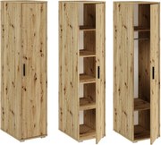 Bodo 1D4P Artisan könyvespolcos szekrény polcokkal és Ufc rúddal