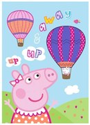 Peppa malac Hot Air Balloon polár takaró 100x140cm