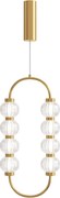 Maytoni glamour modern függeszték amulet átlátszó arany mymod555pl-l11g3k