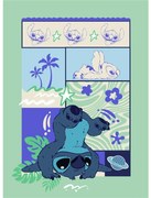 Disney Lilo és Stitch, A csillagkutya Ocean Breeze flanel takaró 110x150cm