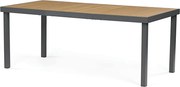 AZT-W1408 szürke alumínium-polywood kerti asztal 190x90 cm