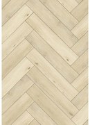 Mexen Calera vinyl padlóminta halszálka 635 x 127 mm SPC 6,5 mm, IXPE alátét 1,5 mm, 4 V-fuga, Tölgy - F1168-S