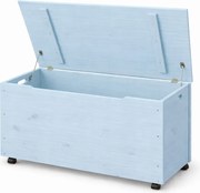 Tároló Doboz Fa Tároló Doboz Kerekekkel 90x48