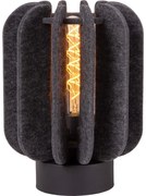 Lucide 45592/01/36 - Asztali lámpa RAFAL 1xE27/40W/230V fekete/szürke