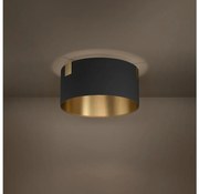 Eglo 39963 - Mennyezeti lámpa TORTOLA 1xE27/40W/230V fekete/arany