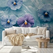 Fotótapéta - Ibolyák a vízben (147x102 cm)