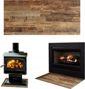 Kandalló Alatti Üveg Edzett Üveg Állvány Méret 50x52cm Parketta Grafika