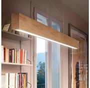 Ideal Lux - LED Csillár zsinóron CRAFT LED/32W/230V CRI 90 bükkfa