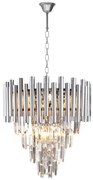 Kristály csillár láncon MADISON 9xE14/40W/230V króm