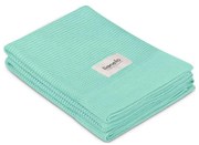 Lionelo - bambusz takaró BAMBOO BLANKET 75×100 cm mentazöld