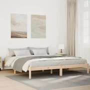 tömör fenyőfa extra hosszú ágykeret matrac nélkül 200 x 220 cm
