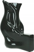 Váza 29 cm Blown fekete