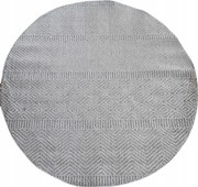 Kerek szőnyeg 160cm zsinóros hurok,külső-belső lapos