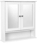 SIERA fehér fali szekrény