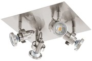 Eglo TUKON 3 94147 spotlámpa, 4x3,3W GU10 LED, 3000K, 4x240 lm