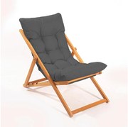 Kerti napozó szürke/cseresznye