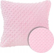 Jancsi Párnahuzat 40X40 Rózsaszín Pöttyös Minky
